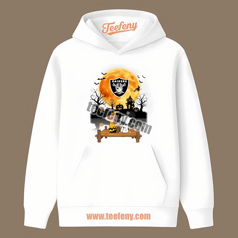Halloween Charlie Brown And Snoopy Las Vegas Raiders Regular Hoodie Halloween Charlie Brown And Snoopy Las Vegas Raiders Regular Hoodie