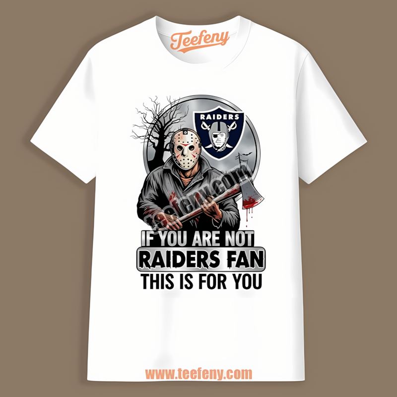 Halloween Jason Voorhees Las Vegas Raiders Adults Shirt