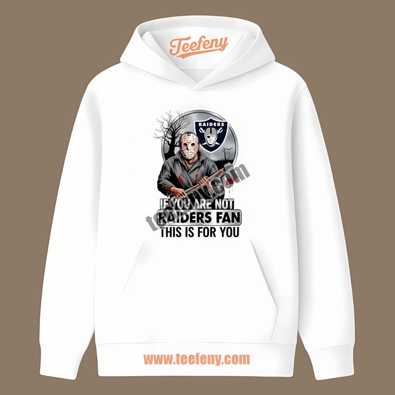 Halloween Jason Voorhees Las Vegas Raiders Adults Hoodie Halloween Jason Voorhees Las Vegas Raiders Adults Hoodie