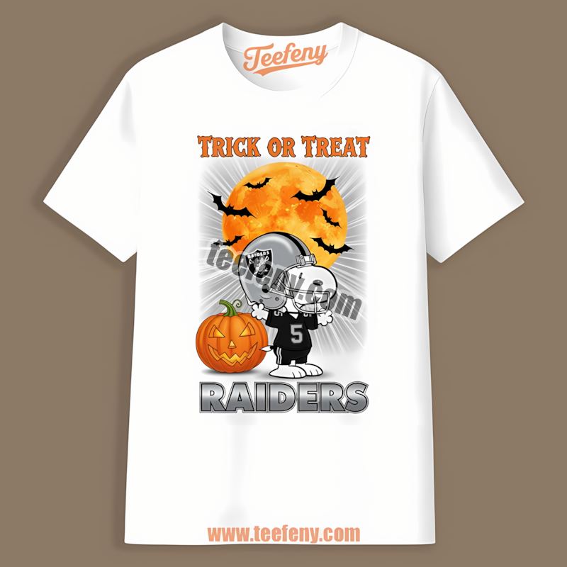 Halloween Snoopy Trick Or Treat Las Vegas Raiders Regular Shirt