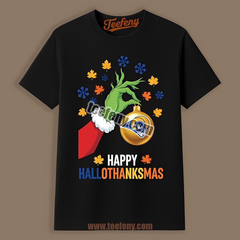 Happy Hallothanksmas Los Angeles Rams Graphic Shirt