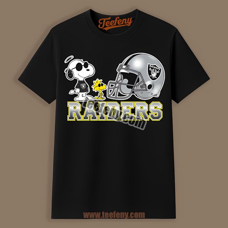Hello Kitty Graphic Las Vegas Raiders Shirt