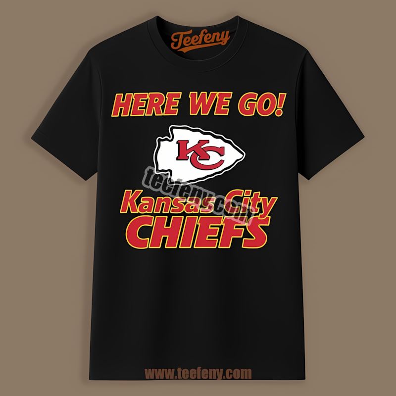 Here We Go Kansas City Chiefs Logo Color Shirt