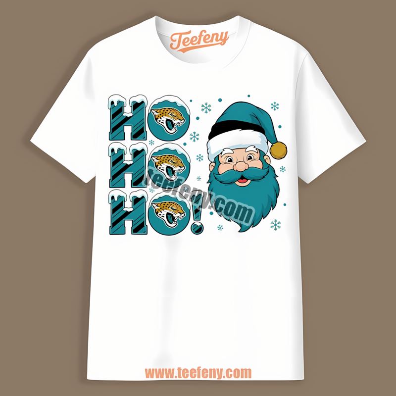 Ho Ho Ho Santa Christmas Jacksonville Jaguars Classic Shirt