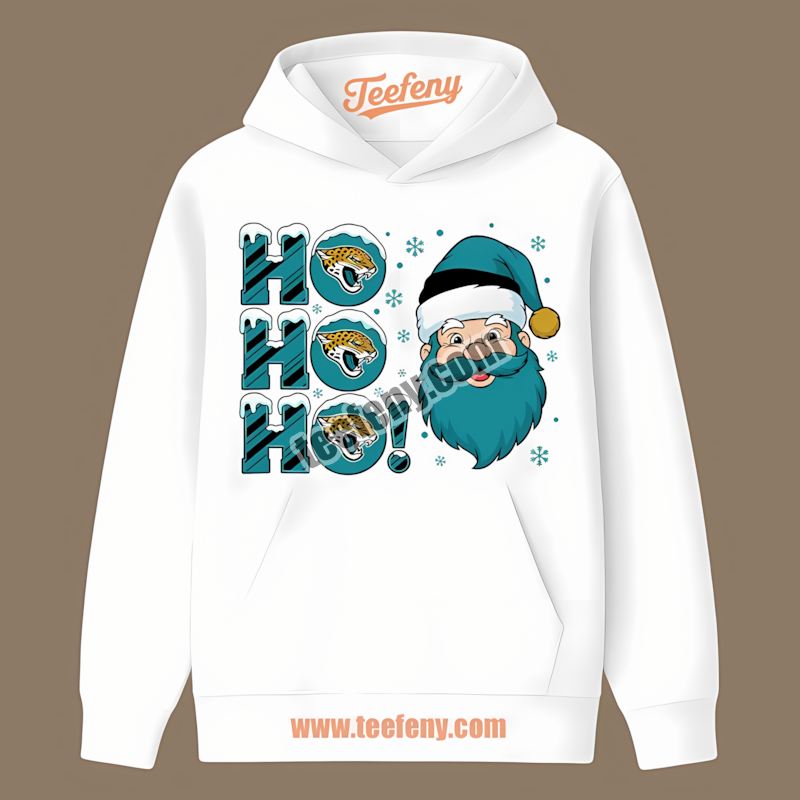 Ho Ho Ho Santa Christmas Jacksonville Jaguars Classic Hoodie Ho Ho Ho Santa Christmas Jacksonville Jaguars Classic Hoodie