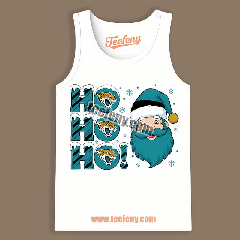 Ho Ho Ho Santa Christmas Jacksonville Jaguars Classic Tanktop Ho Ho Ho Santa Christmas Jacksonville Jaguars Classic Tanktop