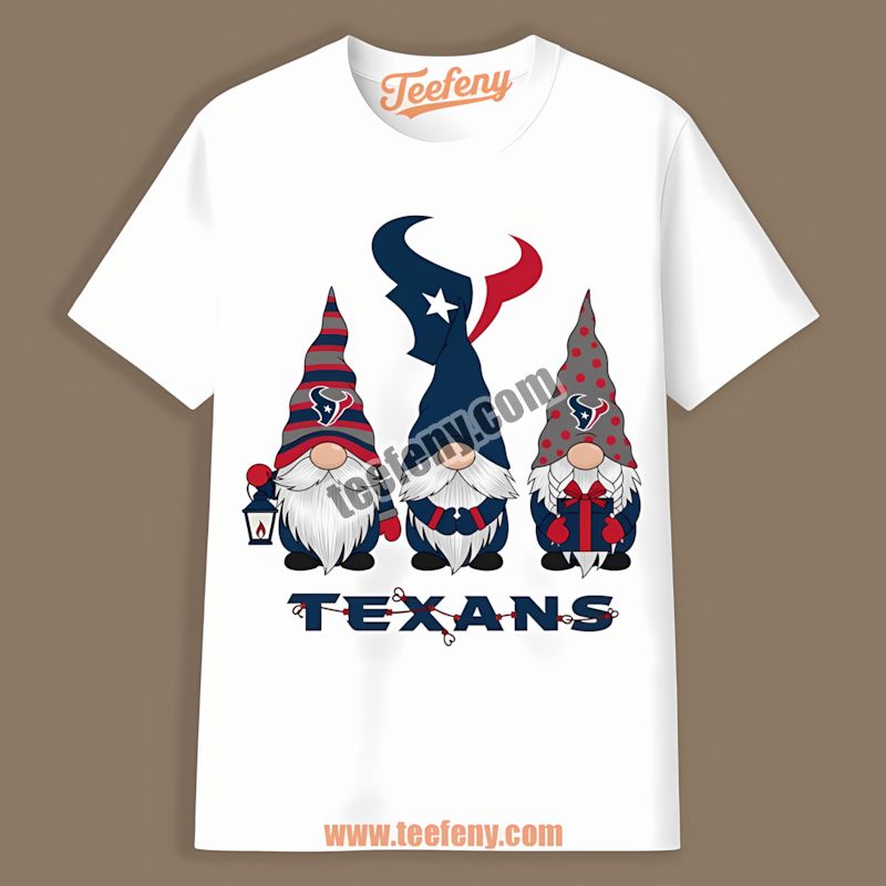 Houston Texans Christmas Gnomes Sports Shirt