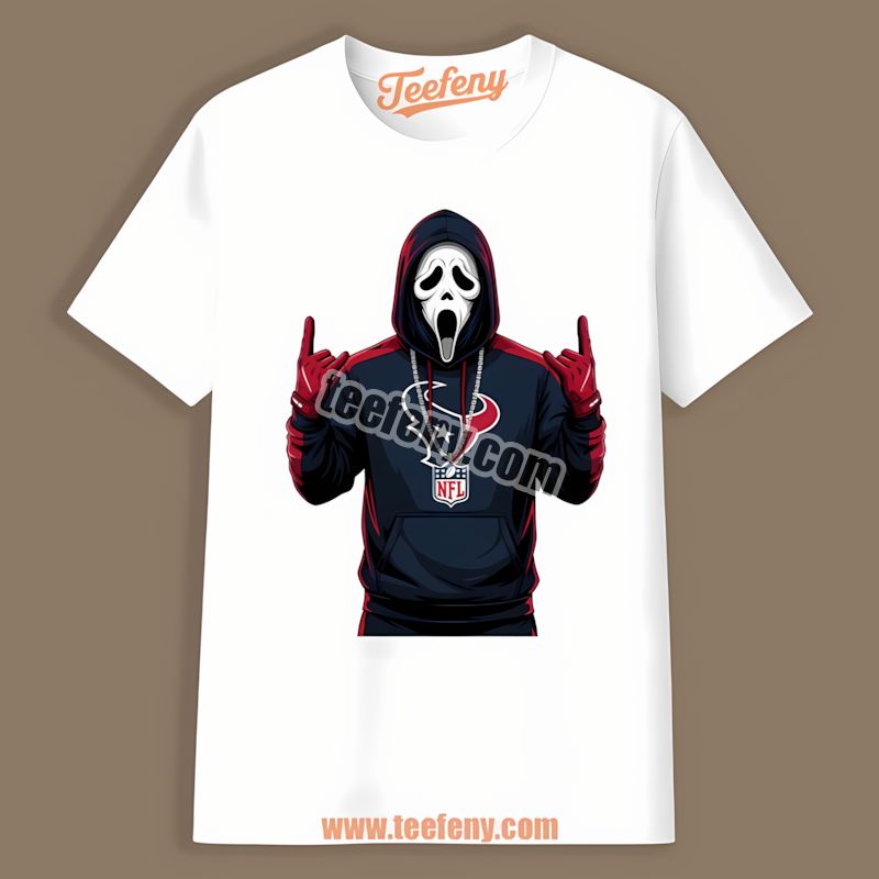 Houston Texans Ghostface Spooky Retro Shirt