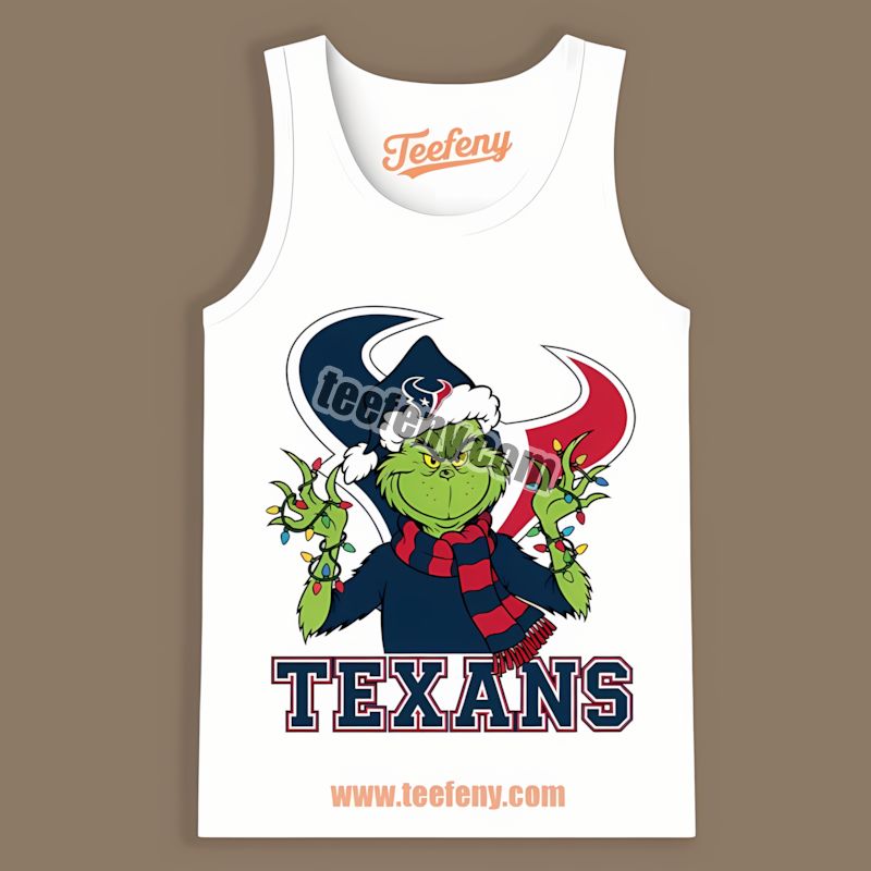 Houston Texans Grinch Christmas Classic Tanktop Houston Texans Grinch Christmas Classic Tanktop
