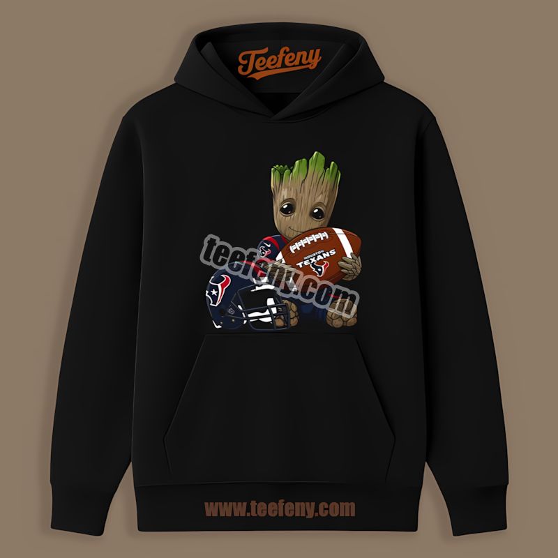 Houston Texans Groot Football Classic Hoodie Houston Texans Groot Football Classic Hoodie
