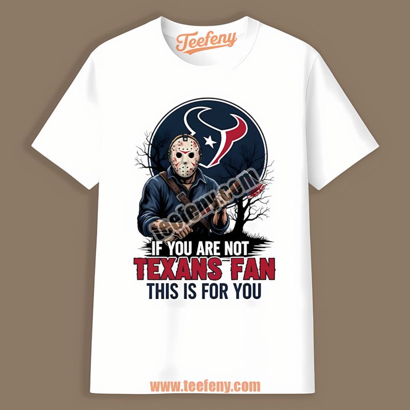 Houston Texans Halloween Jason Voorhees Retro Shirt