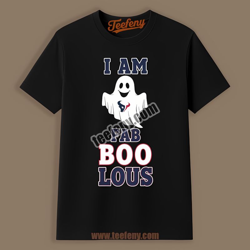 Houston Texans I Am Fab Boo Lous Ghost Vintage Shirt