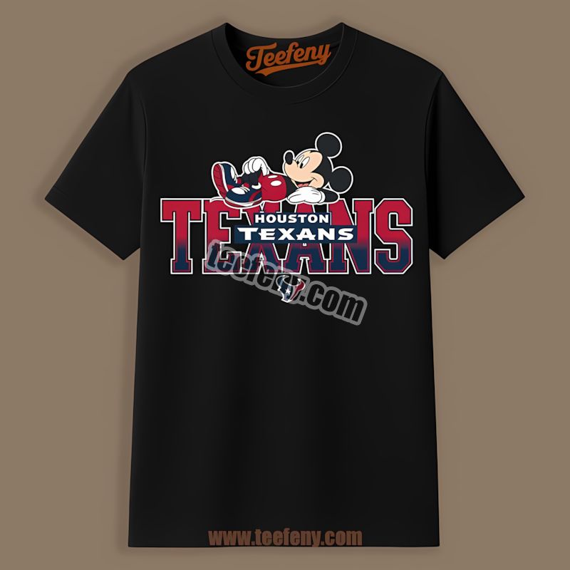 Houston Texans Mickey Mouse Relaxed Style Classic Shirt