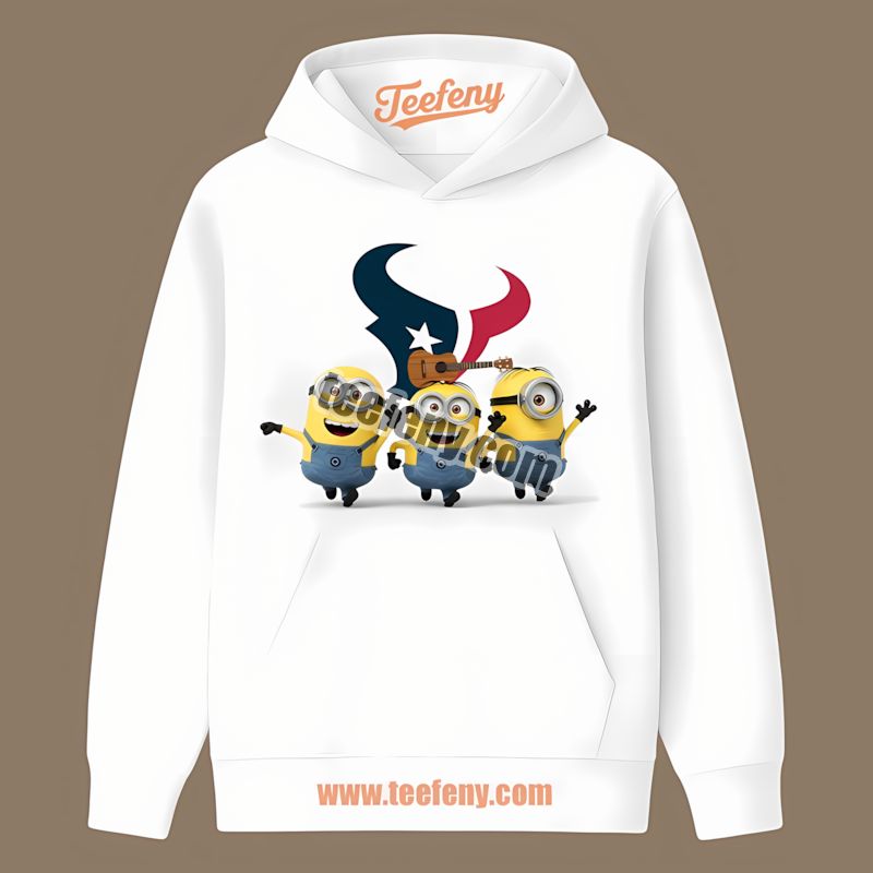 Houston Texans Minions Retro Hoodie Houston Texans Minions Retro Hoodie