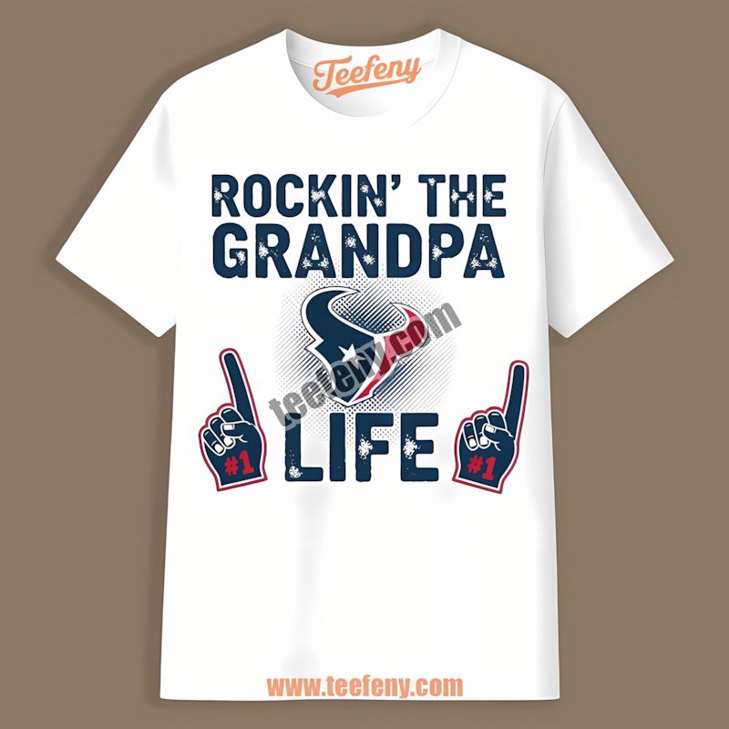 Houston Texans Rockin The Grandpa Life Vintage Shirt