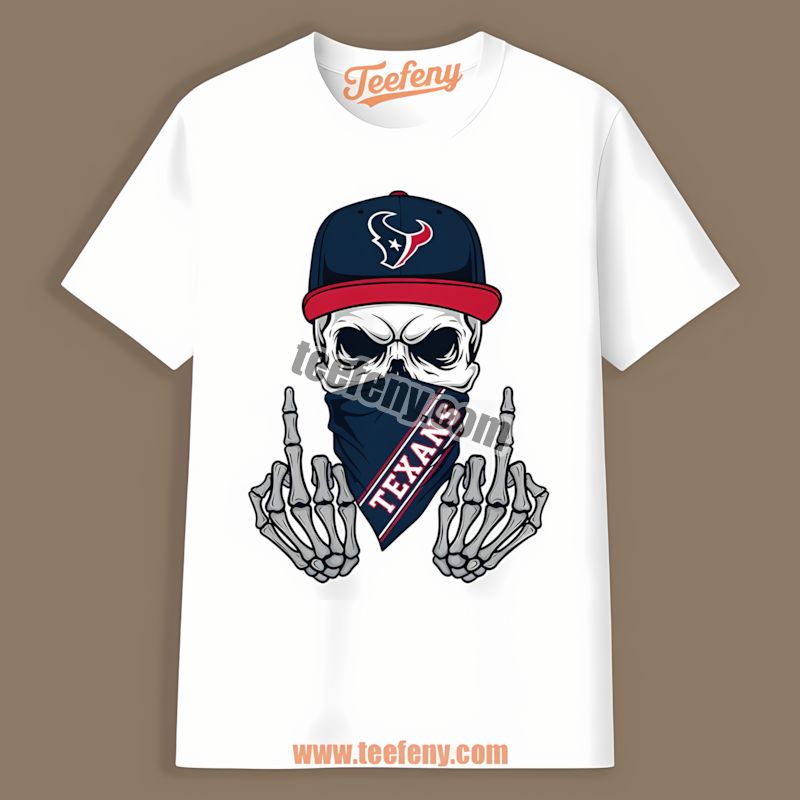 Houston Texans Skull Bandana Unisex Shirt