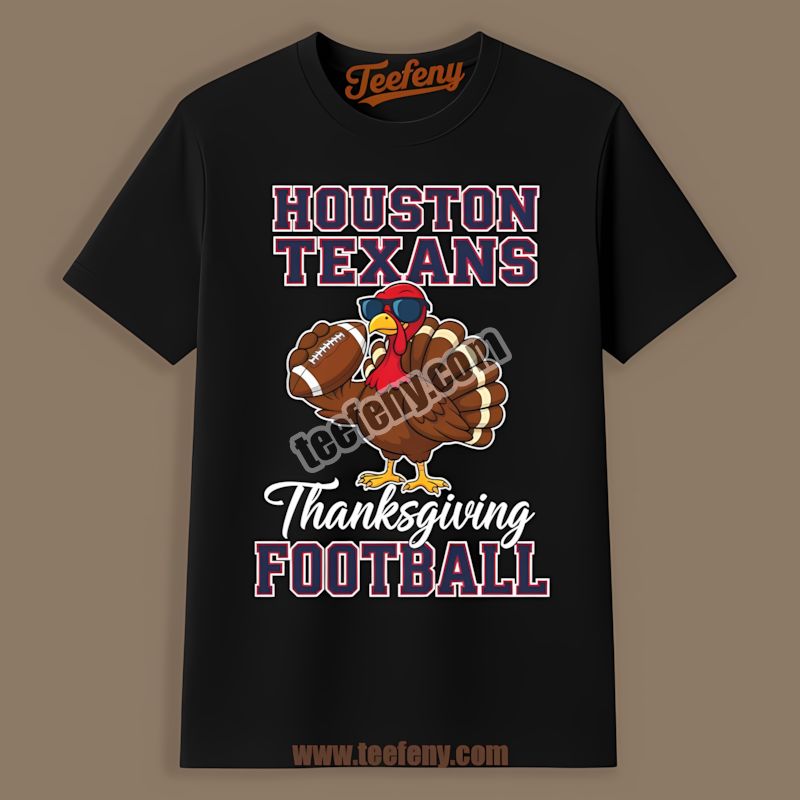 Houston Texans Thanksgiving Football Turkey Classic Shirt