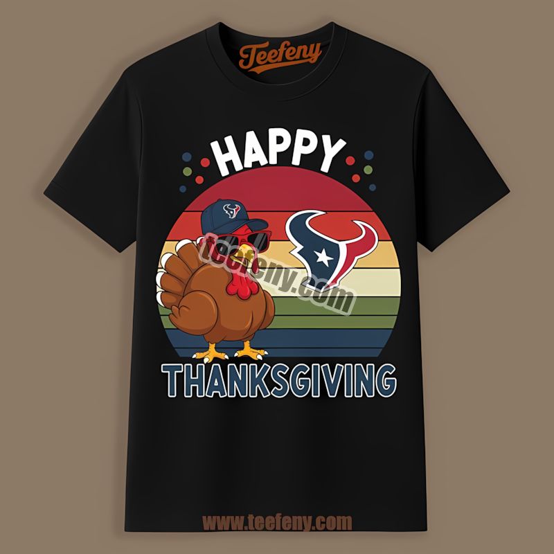 Houston Texans Thanksgiving Turkey Unisex Shirt