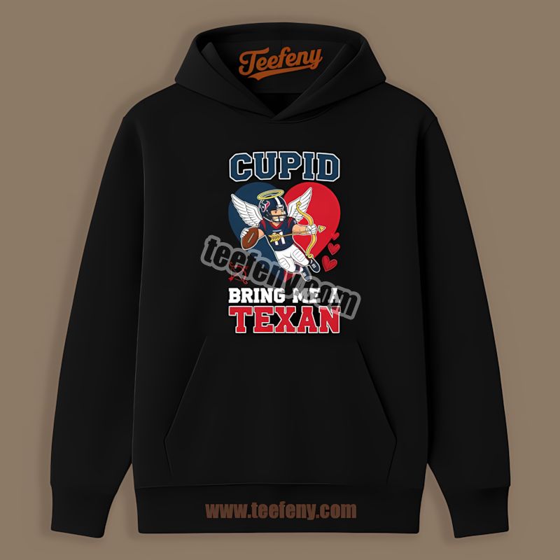 Houston Texans Valentines Cupid Bring Me A Cardinal Color Hoodie Houston Texans Valentines Cupid Bring Me A Cardinal Color Hoodie