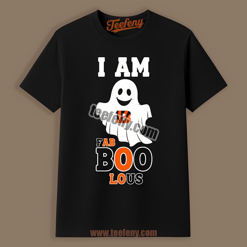 I Am Fab Boo Lous Cincinnati Bengals Ghost Sports Shirt
