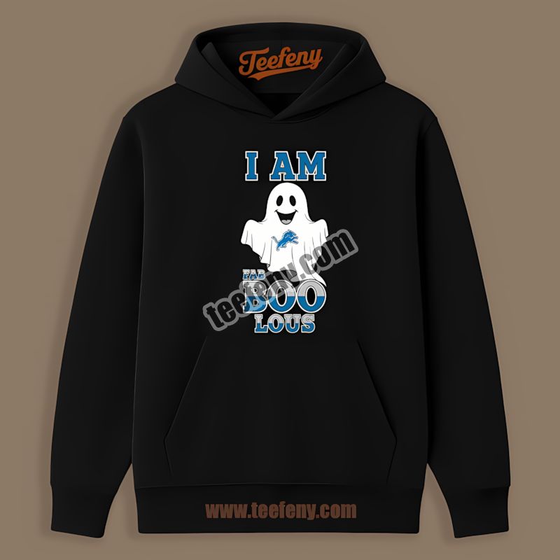 I Am Fab Boo Lous Detroit Lions Ghost Classic Hoodie I Am Fab Boo Lous Detroit Lions Ghost Classic Hoodie