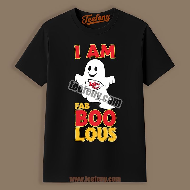 I Am Fab Boo Lous Kansas City Chiefs Ghost Cotton Shirt