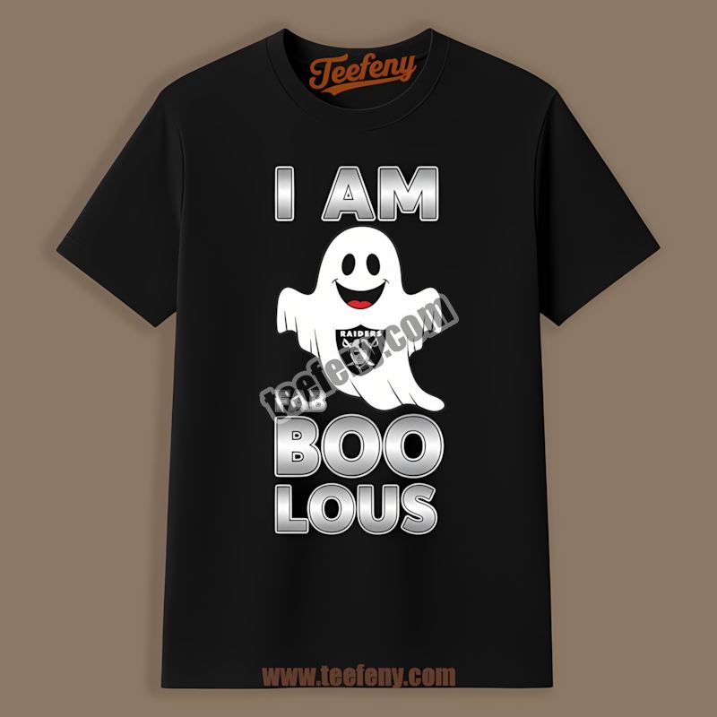 I Am Fab Boo Lous Las Vegas Raiders Ghost Cotton Shirt