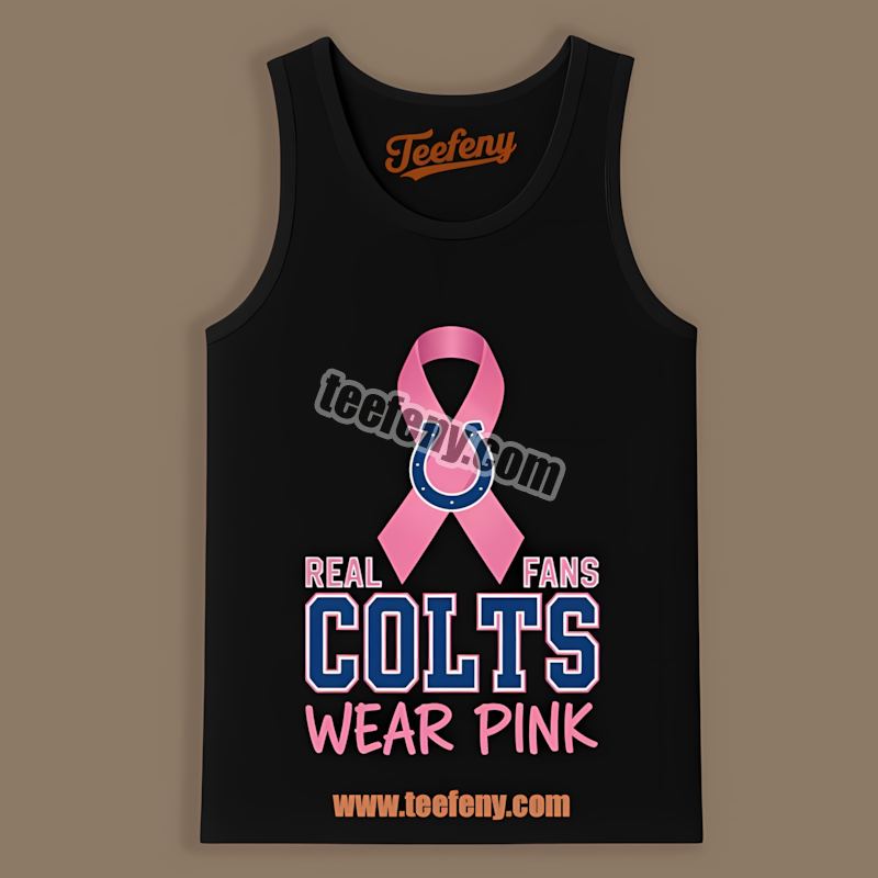 Indianapolis Colts Breast Cancer Awareness Fans Wear Pink Tanktop Indianapolis Colts Breast Cancer Awareness Fans Wear Pink Tanktop