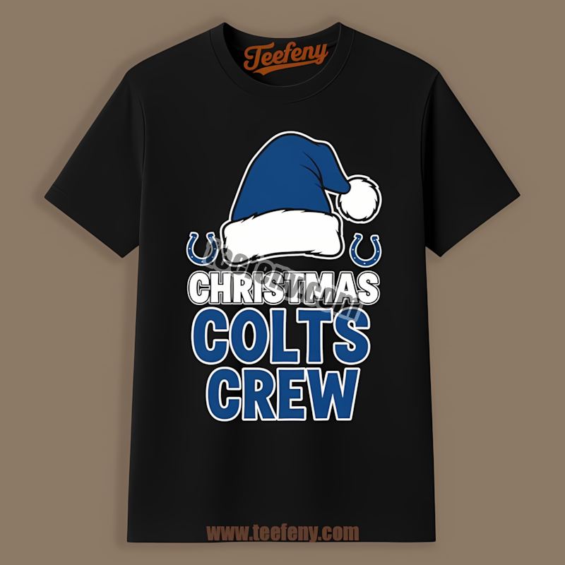 Indianapolis Colts Christmas Colts Crew Color Shirt