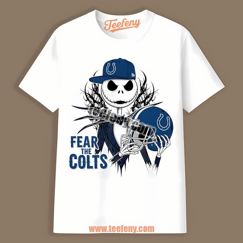 Indianapolis Colts Fear The Jack Skellington Vintage Shirt