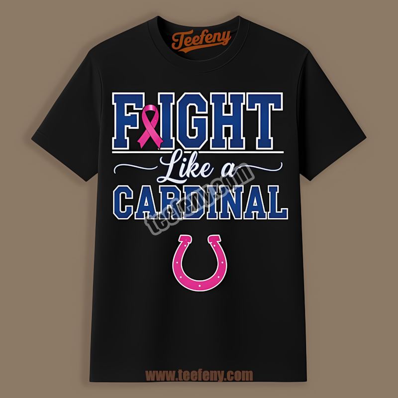 Indianapolis Colts Fight Like A Cowboy Cancer Shirt
