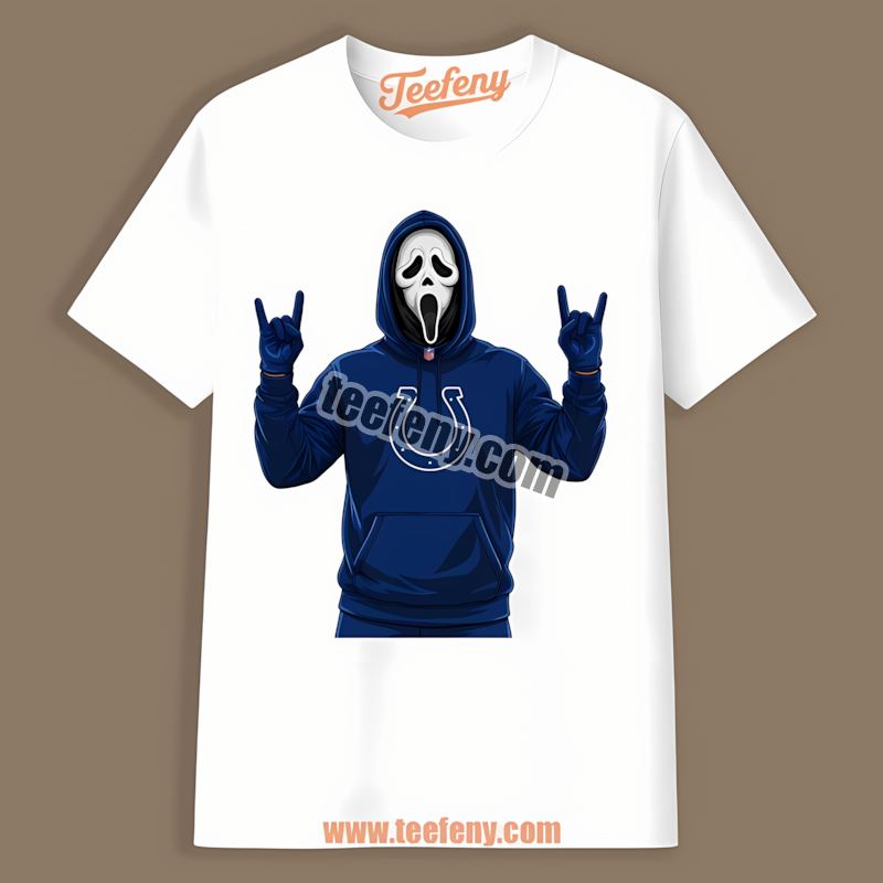 Indianapolis Colts Ghostface Spooky Regular Shirt