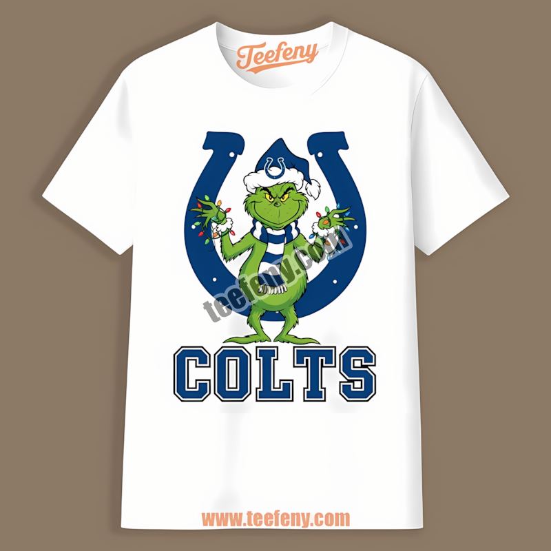 Indianapolis Colts Grinch Christmas Classic Shirt