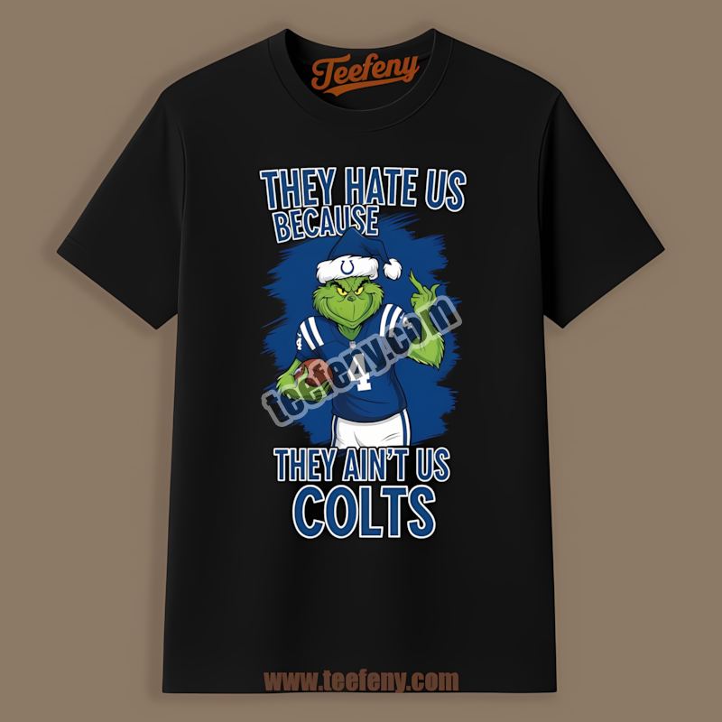 Indianapolis Colts Grinch Merry Kissmyass Graphic Shirt