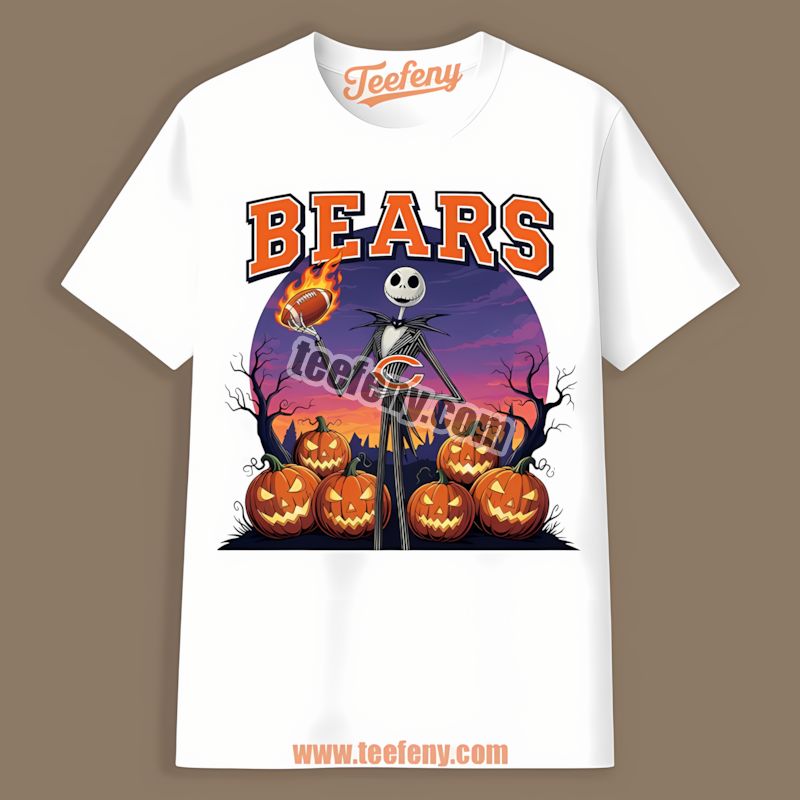 Jack Skellington Chicago Bears Halloween Classic Shirt
