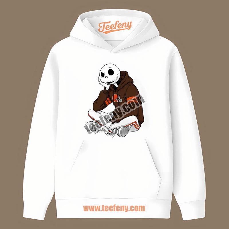 Jack Skellington Cleveland Browns Hoodie Classic Hoodie Jack Skellington Cleveland Browns Hoodie Classic Hoodie