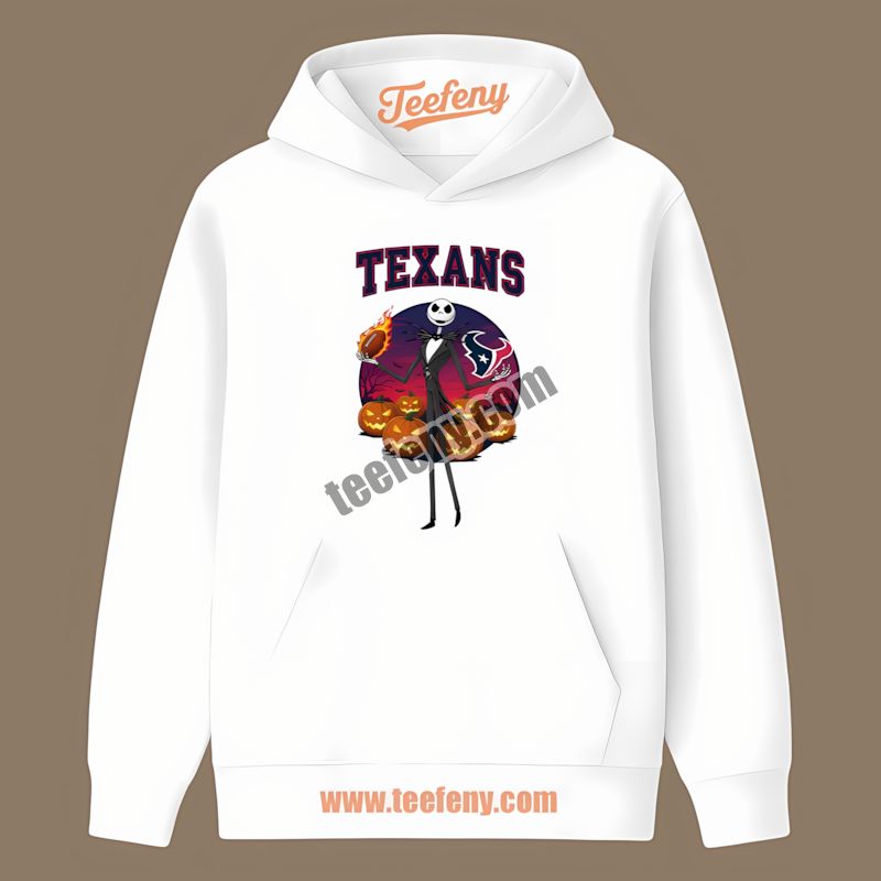 Jack Skellington Houston Texans Halloween Adults Hoodie Jack Skellington Houston Texans Halloween Adults Hoodie