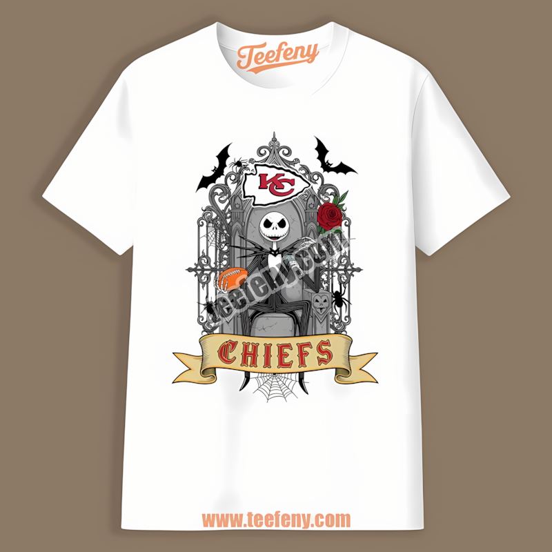 Jack Skellington Kansas City Chiefs Throne Trendy Shirt