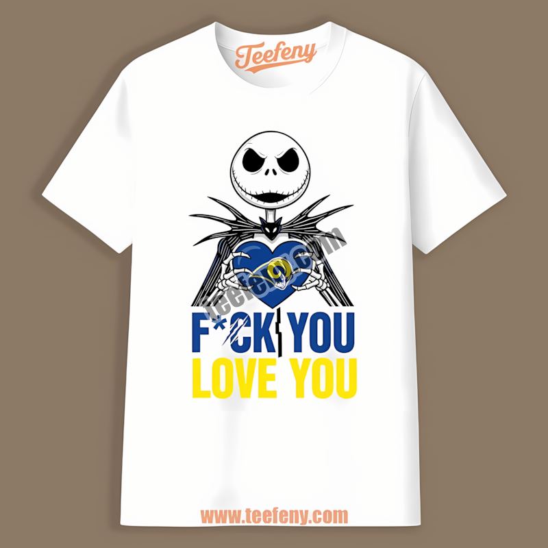 Jack Skellington Los Angeles Rams Halloween Trendy Shirt