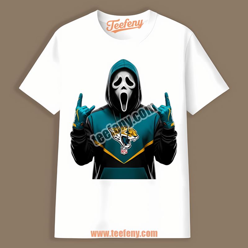Jacksonville Jaguars Ghostface Spooky Regular Shirt