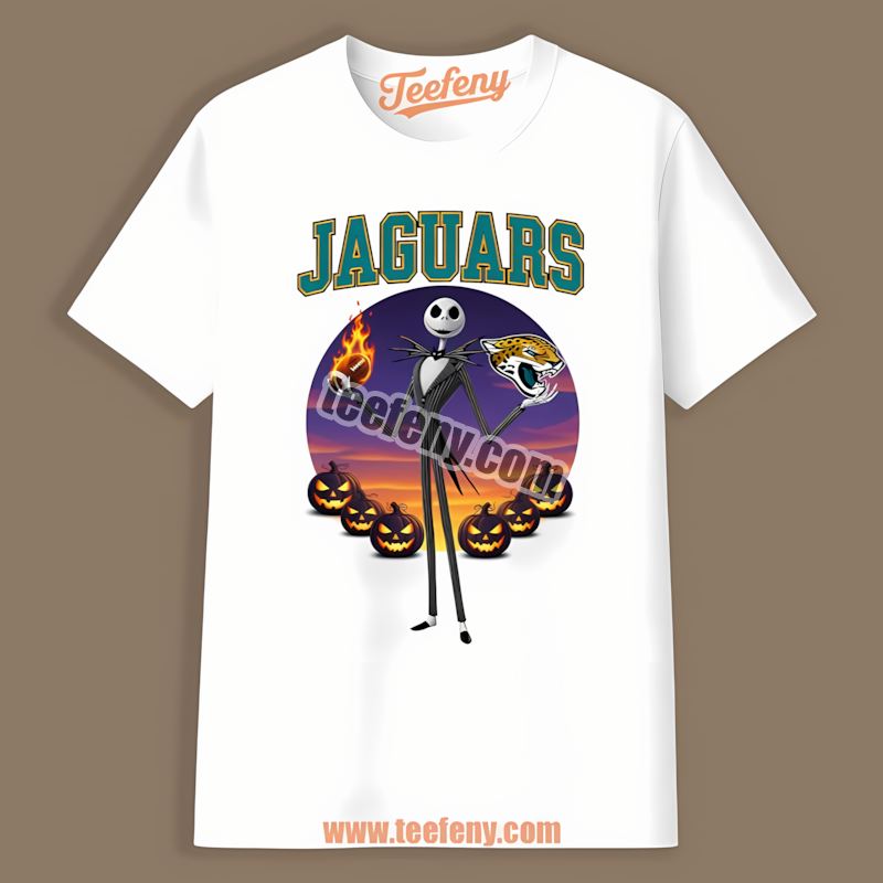Jacksonville Jaguars Jack Skellington Halloween Graphic Shirt