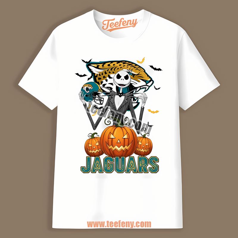 Jacksonville Jaguars Jack Skellington Halloween Pumpkin Classic Shirt