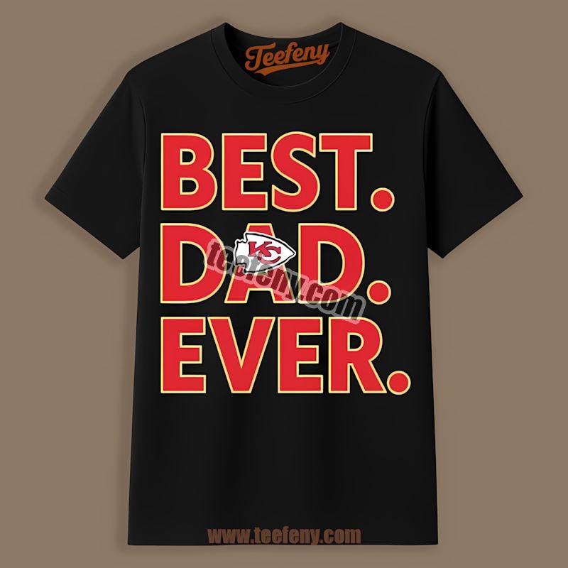 Kansas City Chiefs Best Dad Ever Vintage Shirt
