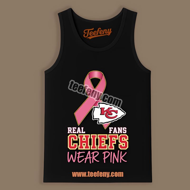 Kansas City Chiefs Breast Cancer Awareness Fans Wear Pink Sports Tanktop Kansas City Chiefs Breast Cancer Awareness Fans Wear Pink Sports Tanktop