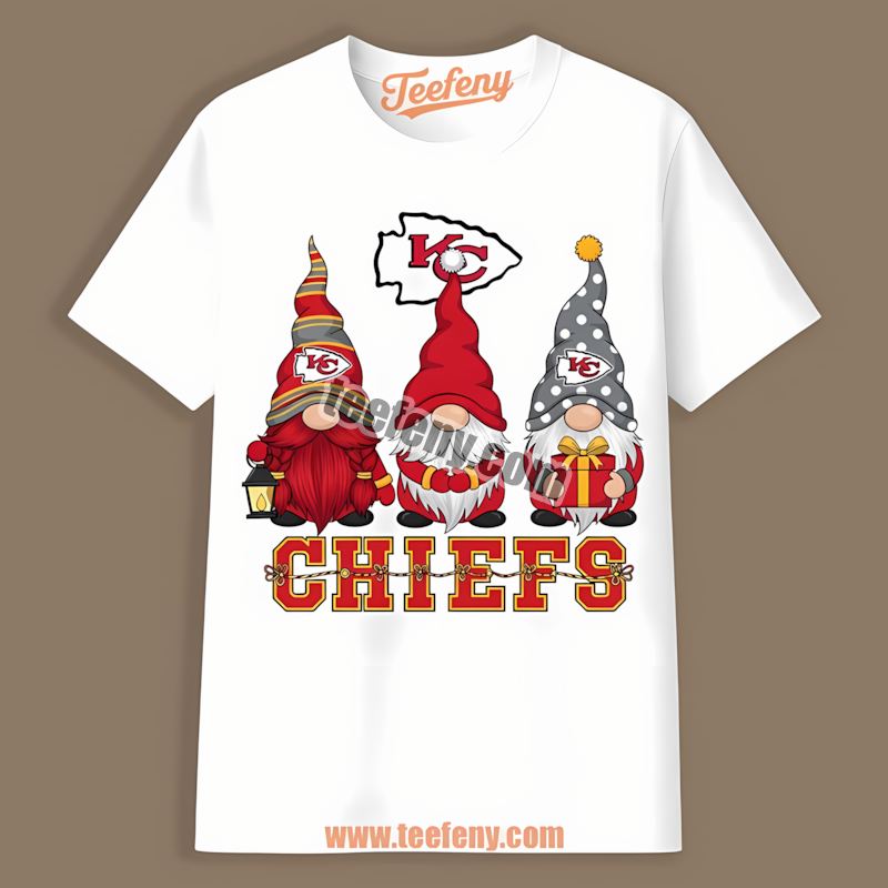 Kansas City Chiefs Christmas Gnomes Adults Shirt