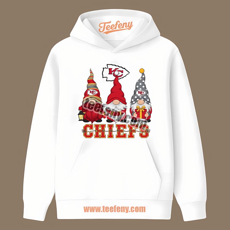 Kansas City Chiefs Christmas Gnomes Adults Hoodie Kansas City Chiefs Christmas Gnomes Adults Hoodie