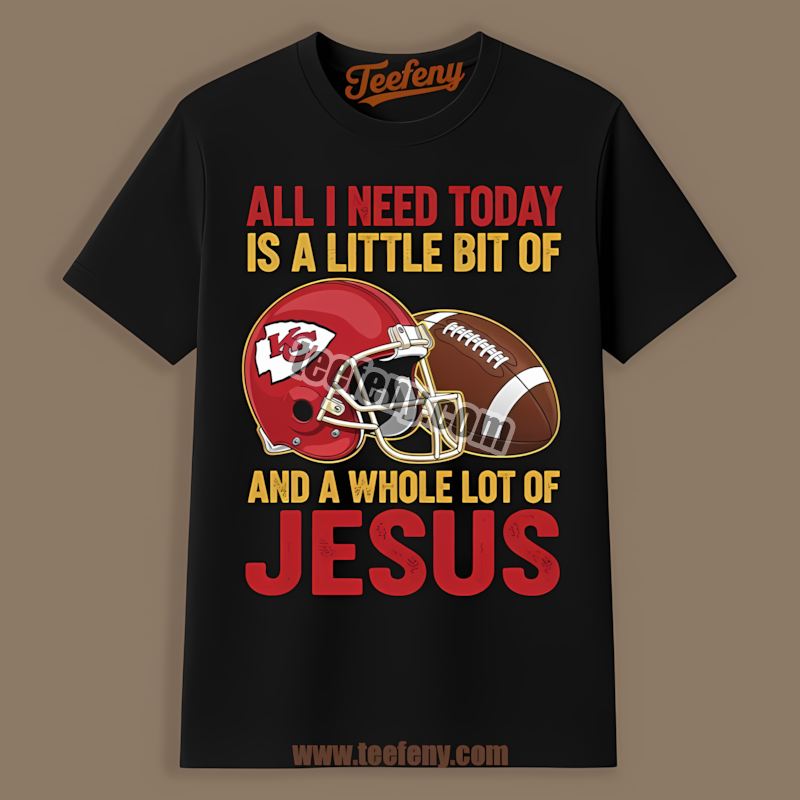 Kansas City Chiefs Football And Jesus Regular Shirt