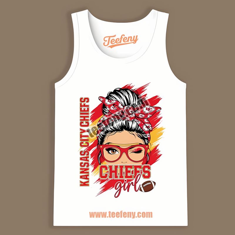 Kansas City Chiefs Girl Trendy Tanktop For Fan Kansas City Chiefs Girl Trendy Tanktop For Fan