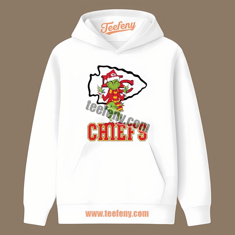 Kansas City Chiefs Grinch Christmas Trendy Hoodie Kansas City Chiefs Grinch Christmas Trendy Hoodie