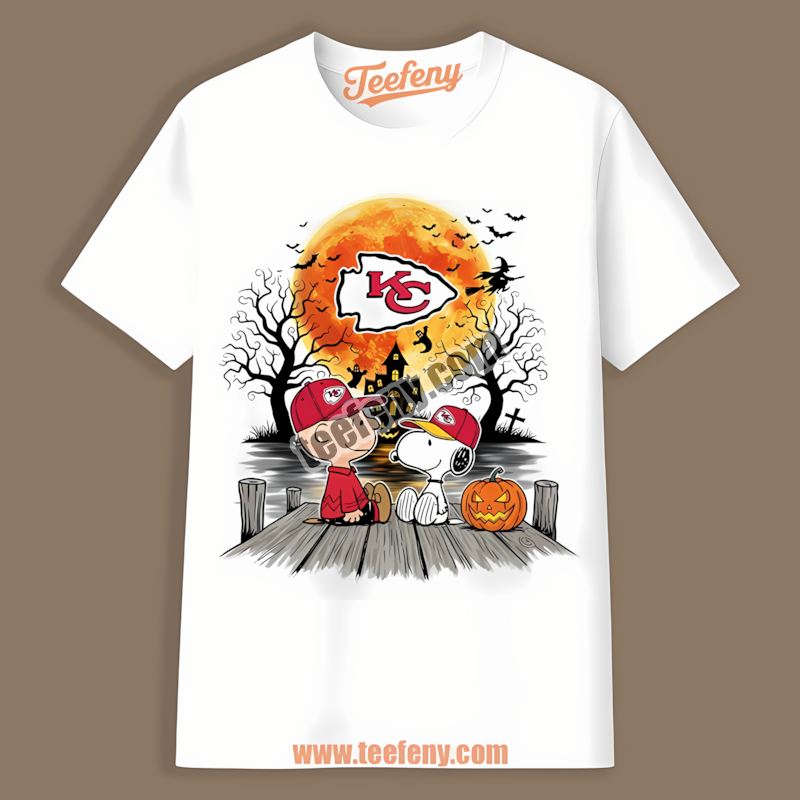 Kansas City Chiefs Halloween Charlie Brown And Snoopy Graphic Shirt